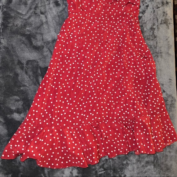 Princess Polly Caesura Mini Dress in Wine Size 2 New with tag - Picture 14 of 15